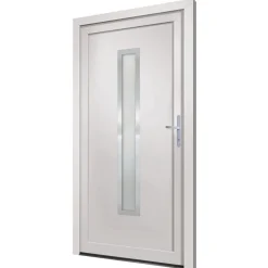Voordeur 88x200 cm PVC wit><noscript><img width=
