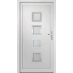Voordeur 88x200 cm PVC wit><noscript><img width=