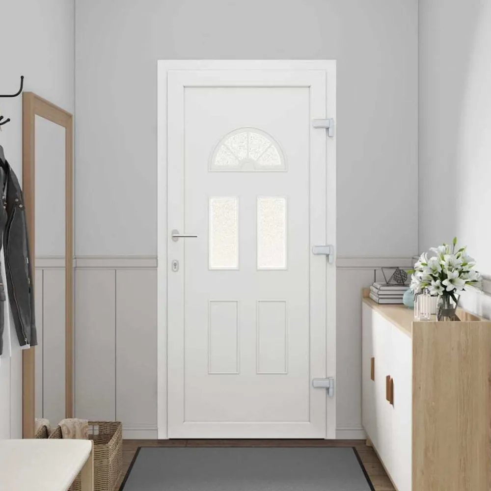 Voordeur 98x208 cm wit>vidaXL New