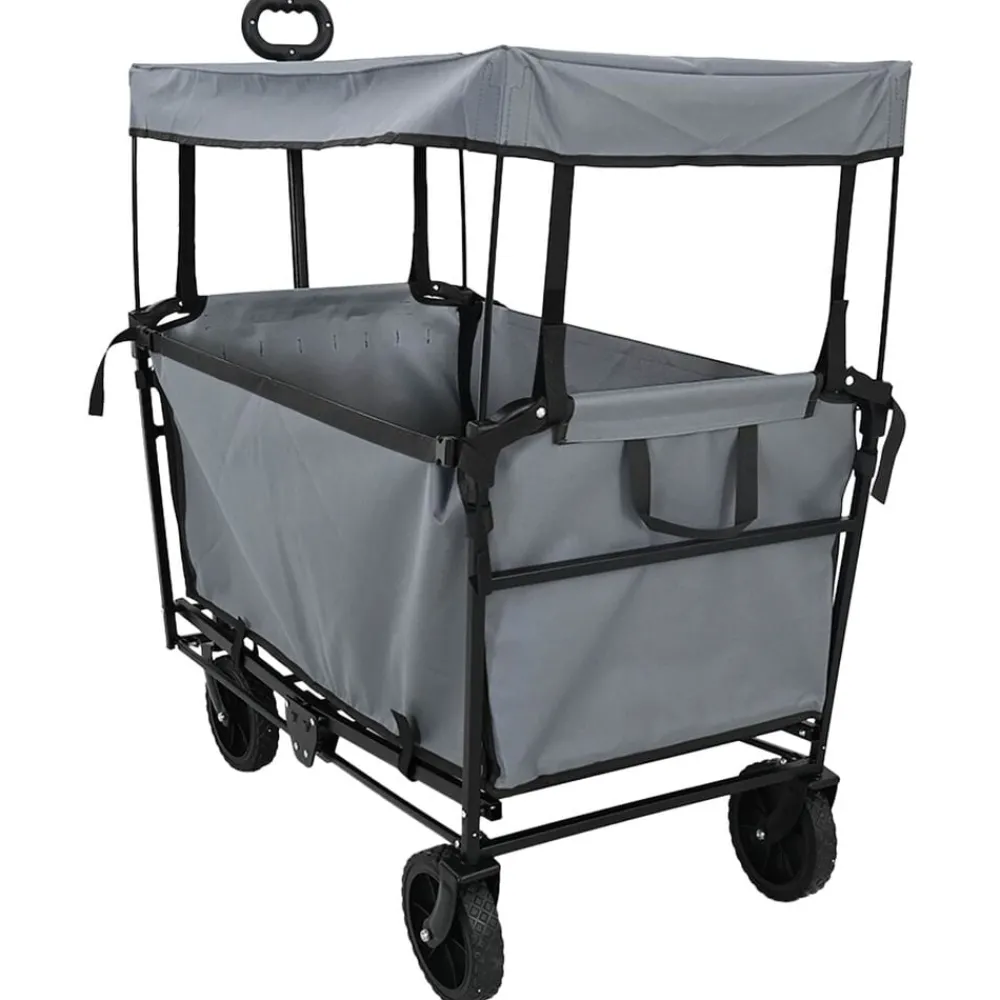 Vouwbare Handtrolley 105 x 56.5 x 116 cm Oxford Stof>vidaXL Best