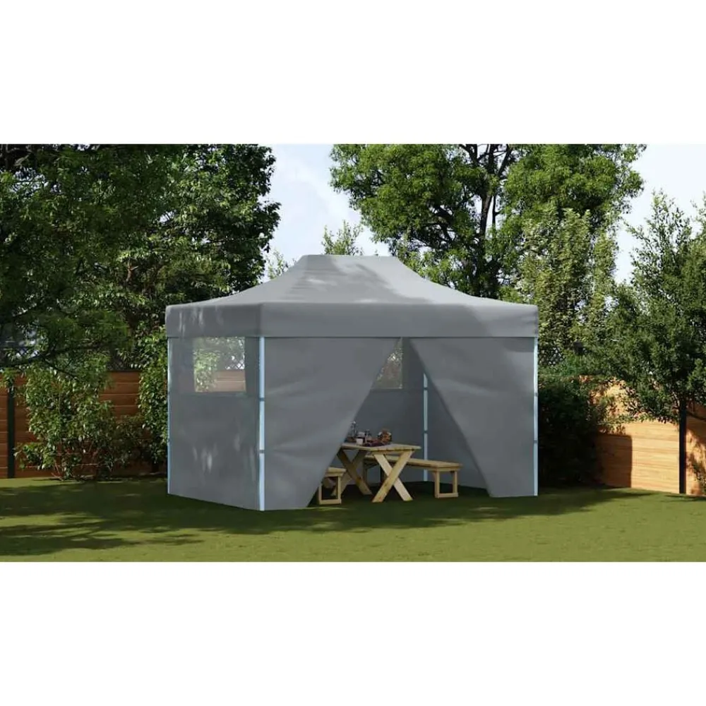 Vouwtent pop-up met 4 zijwanden 3x4,5 m>vidaXL
