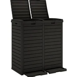 Vuilnisbak voor tuin 78x41x86 cm polypropeen>vidaXL Hot