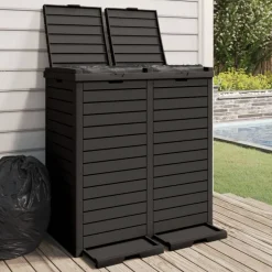 Vuilnisbak voor tuin 78x41x86 cm polypropeen>vidaXL Hot