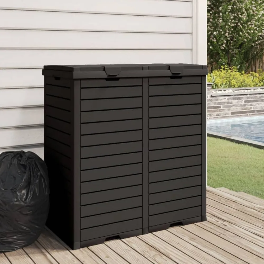 Vuilnisbak voor tuin 78x41x86 cm polypropeen>vidaXL Hot