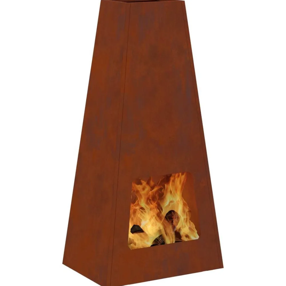 Vuurkorf Bruin 50 x 35 x 100 cm Cortenstaal>vidaXL Hot