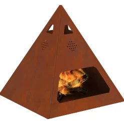 Vuurkorf Bruin 50 x 50 x 51 cm Cortenstaal><noscript><img width=