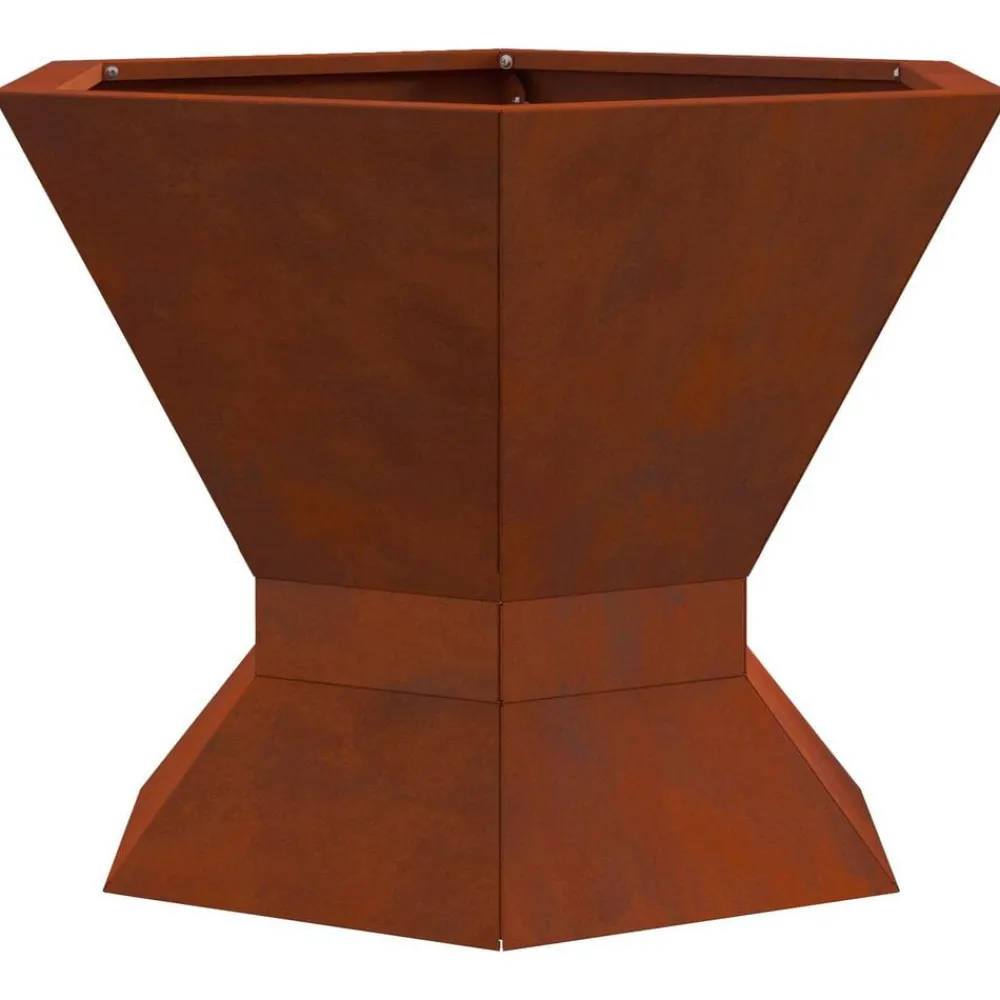 Vuurkorf Bruin 50 x 50 x 40 cm Cortenstaal>vidaXL Hot