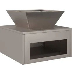 Haarden*vidaXL Vuurkorf Roestig 50 x 50 x 40 cm Cortenstaal