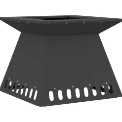 Vuurkorf Zwart 48 x 48 x 40 cm Staal>vidaXL Clearance