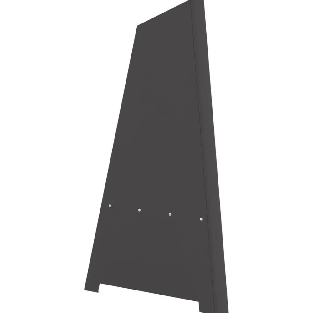 Haarden*vidaXL Vuurkorf Zwart 50 x 50 x 95 cm Staal Koudgewalst staal/zwart