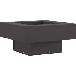 Haarden*vidaXL Vuurkorf Zwart 60 x 60 x 30 cm Staal Koudgewalst staal/zwart