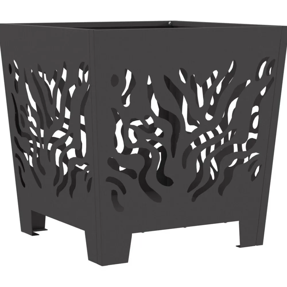 Vuurkorf Zwart 40 x 40 x 40 cm Staal>vidaXL Sale