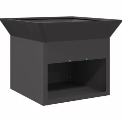 Haarden*vidaXL Vuurkorf 50 x 50 x 40 cm Staal Zwart