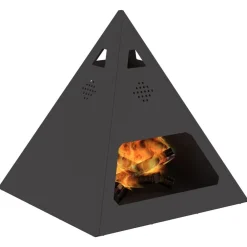 Vuurkorf Zwart 50 x 50 x 51 cm Staal><noscript><img width=