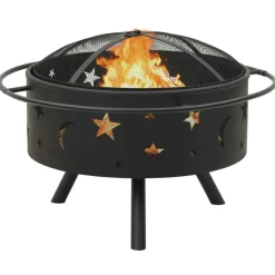 Vuurplaats met pook XXL 76 cm staal><noscript><img width=