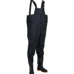 Buitensport*vidaXL Waadpak met laarzen maat 39 Zwart