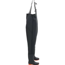 Buitensport*vidaXL Waadpak met laarzen maat 38 Zwart