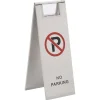 Waarschuwingsbord niet parkeren inklapbaar roestvrij staal>vidaXL New