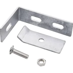 Tuinafscheidingen*vidaXL Wand hoekverbinding 10 sets kleurig Zilver