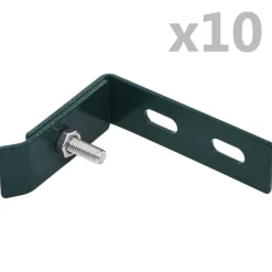 Tuinafscheidingen*vidaXL Wand hoekverbinding 10 sets Groen