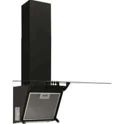 Wandafzuigkap 60 cm staal en gehard glas><noscript><img width=