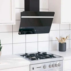 Wandafzuigkap 60 cm staal en gehard glas>vidaXL Best