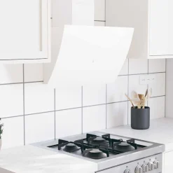 Wandafzuigkap 60 cm staal en gehard glas>vidaXL Clearance