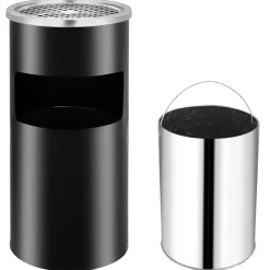 Wandasbak/prullenbak 26 L staal><noscript><img width=