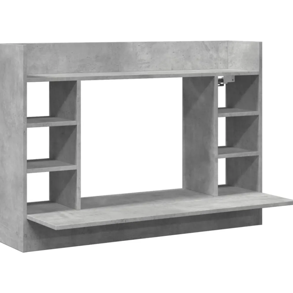 Wandbureau 105x48x75 cm bewerkt hout>vidaXL Sale