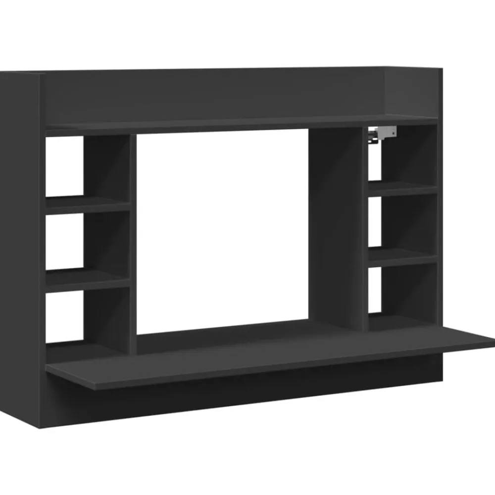 Wandbureau 105x48x75 cm bewerkt hout>vidaXL Clearance
