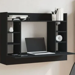 Wandbureau 105x48x75 cm bewerkt hout>vidaXL Clearance