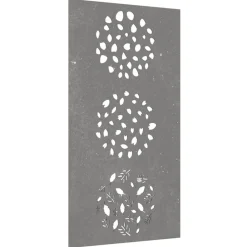 Woon- & Tuinaccessoires*vidaXL Wanddecoratie tuin bladontwerp 105x55 cm cortenstaal