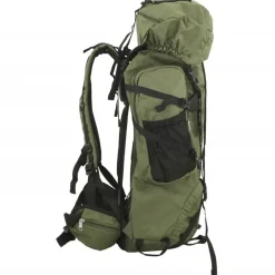 Bagage & Tassen*vidaXL Wandelrugzak 60 L oxford stof leger Groen