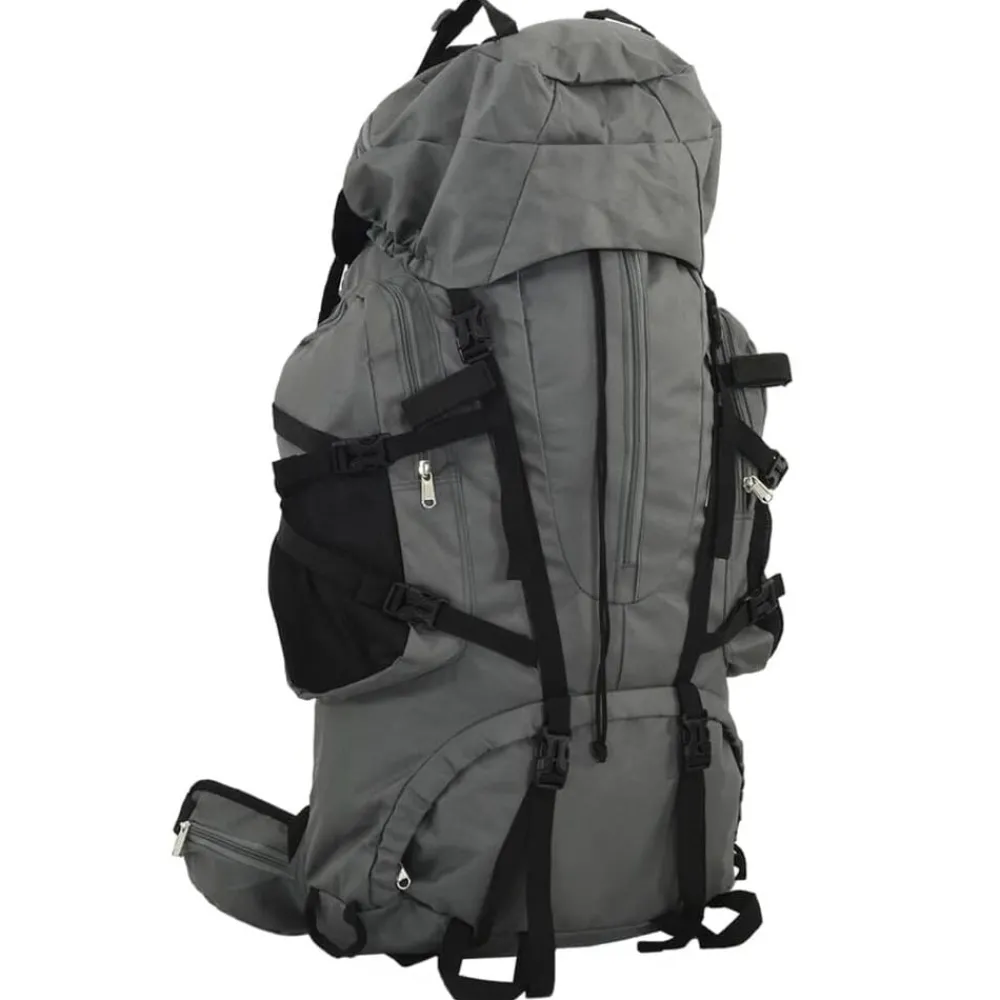 Bagage & Tassen*vidaXL Wandelrugzak 60 L oxford stof Grijs
