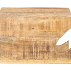 Voertuigonderdelen & -Accessoires*vidaXL Wandfietsenrek 35x25x25 cm massief ruw mangohout