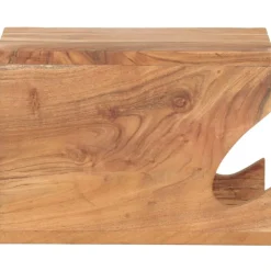 Wandfietsenrek 35x25x25 cm massief acaciahout><noscript><img width=