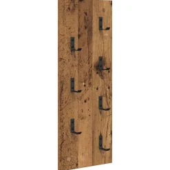 Wandgemonteerde kapstok Oudhout 30 x 1,5 x 80 cm Bewerkt hout>vidaXL Hot