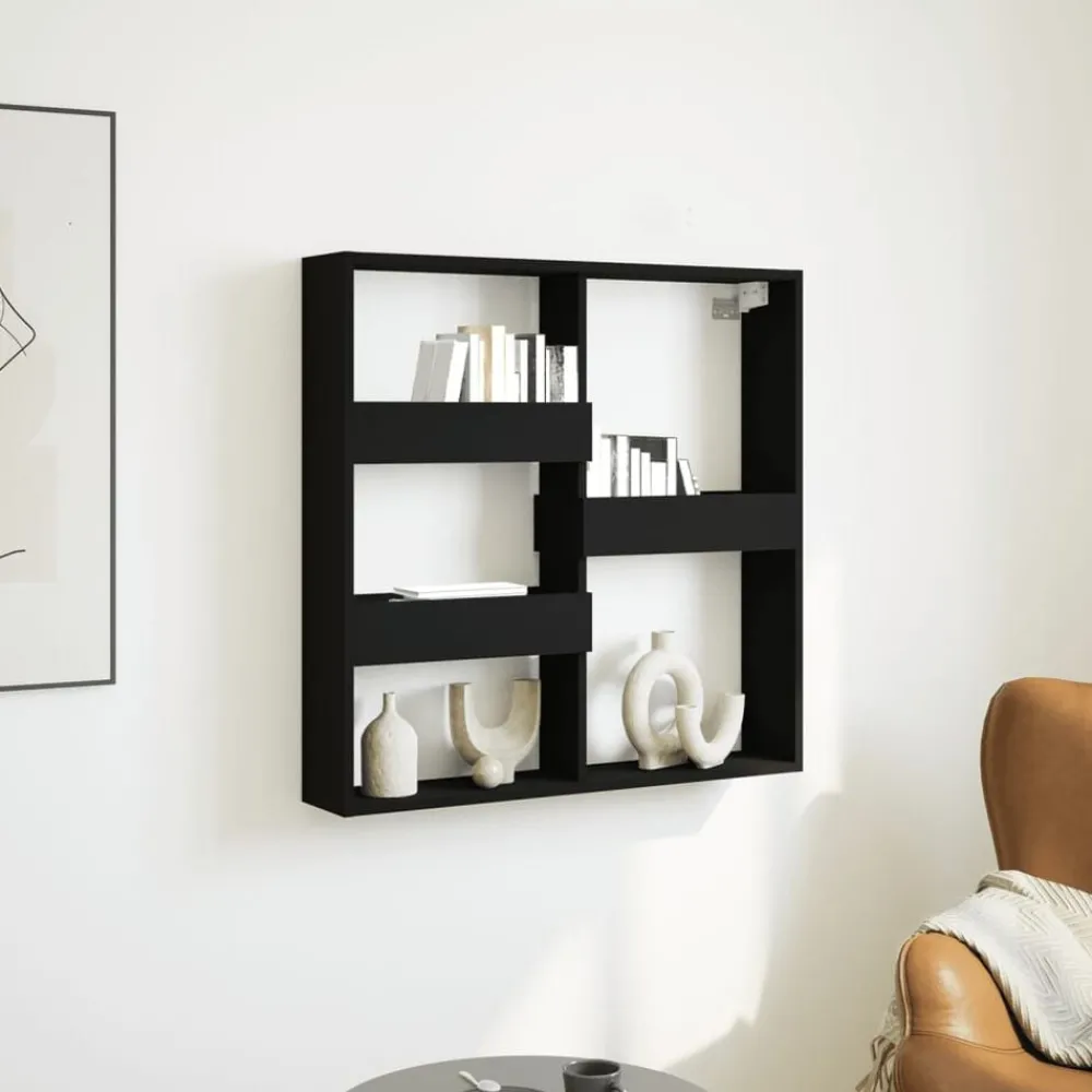 Wandkast 80x15x80 cm bewerkt hout>vidaXL Best