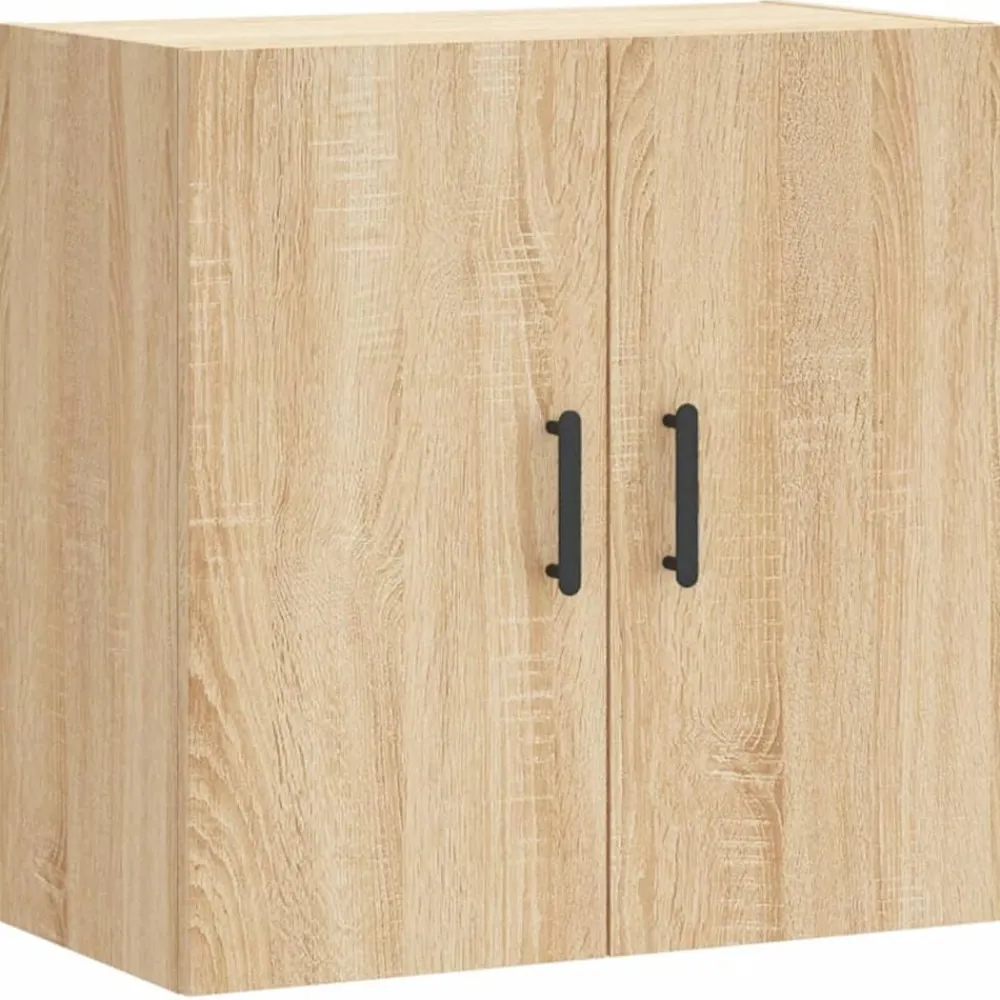 Kasten & Opbergmeubelen*vidaXL Wandkast 60x31x60 cm bewerkt hout kleurig Sonoma eiken
