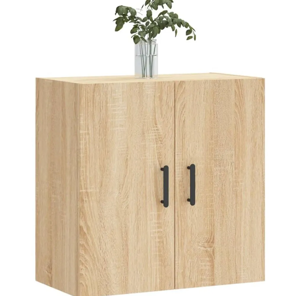 Kasten & Opbergmeubelen*vidaXL Wandkast 60x31x60 cm bewerkt hout kleurig Sonoma eiken