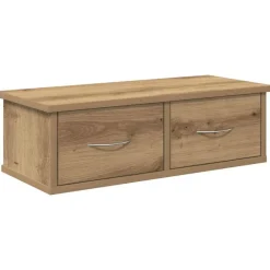 Wandkast 60x26x18,5 cm bewerkt hout artisanaal eikenkleur>vidaXL Clearance