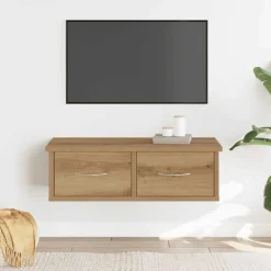 Wandkast 60x26x18,5 cm bewerkt hout artisanaal eikenkleur>vidaXL Clearance