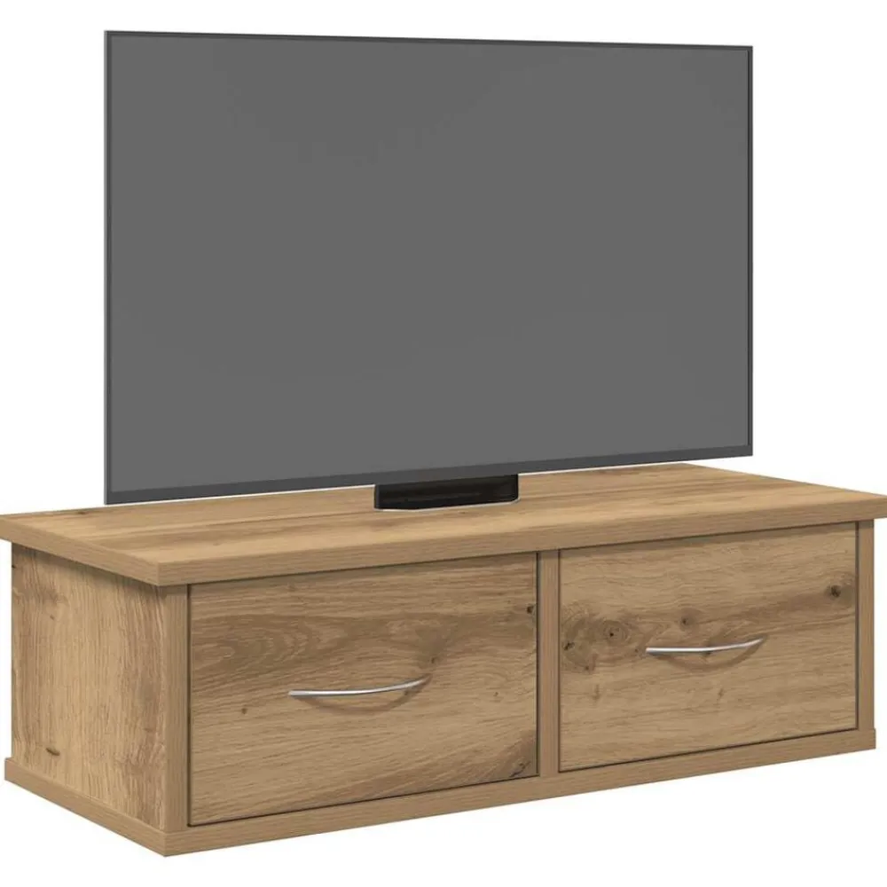 Wandkast 60x26x18,5 cm bewerkt hout artisanaal eikenkleur>vidaXL Clearance