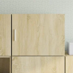 Wandkast 50x42,5x40 cm bewerkt hout kleurig>vidaXL Discount