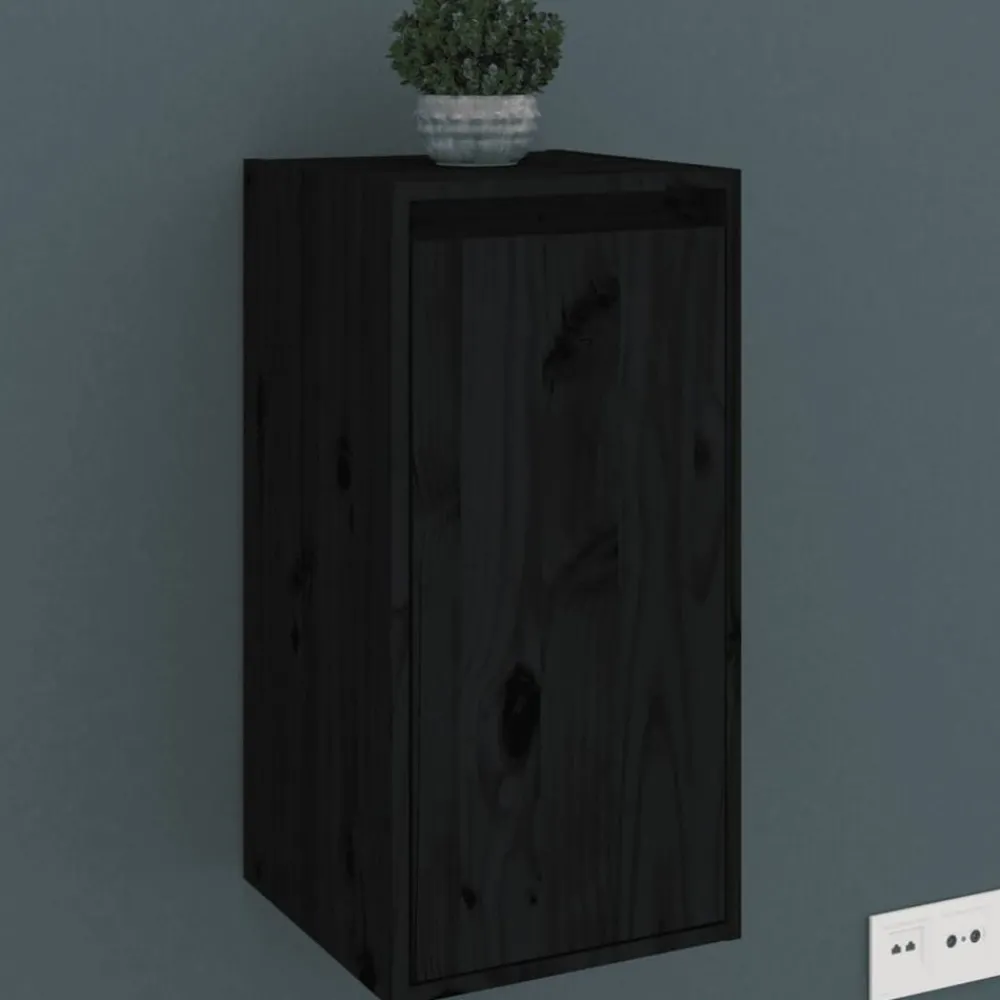 Wandkasten 2 st 30x30x60 cm massief grenenhout>vidaXL Clearance