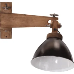 Verlichting*vidaXL Wandlamp 25 W E27 Zwart
