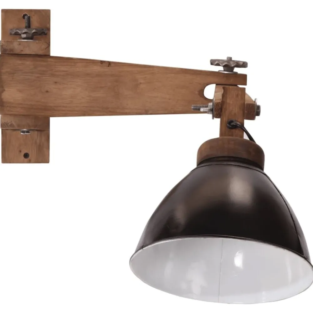 Verlichting*vidaXL Wandlamp 25 W E27 Zwart