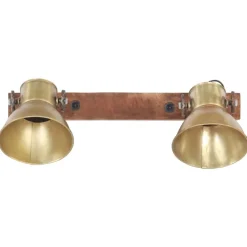 Wandlamp industrieel E27 45x25 cm messingkleurig><noscript><img width=