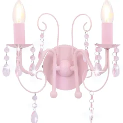 Wandlamp met kralen 2 x E14><noscript><img width=
