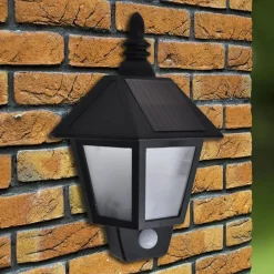Wandlamp solar met bewegingsensor 2 st>vidaXL Best